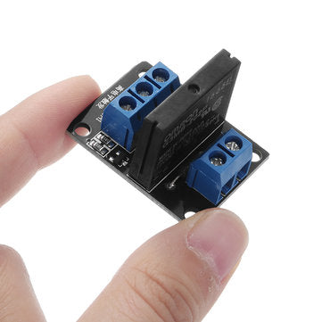 5pcs 1 Channel DC 12V Relay Module Solid State High Level Trigger 240V2A Geekcreit for Arduino - pr