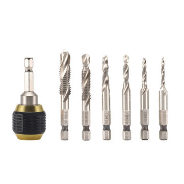 Drillpro Quick Change Drill Chuck Countersink Drill Tap Bits Self-locking Connecting Ro... (TYPE: C)