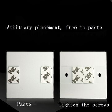 Wireless Remote Control Switch Wall Switch Large Key Panel Free Stickers Free Wiring Light Control S