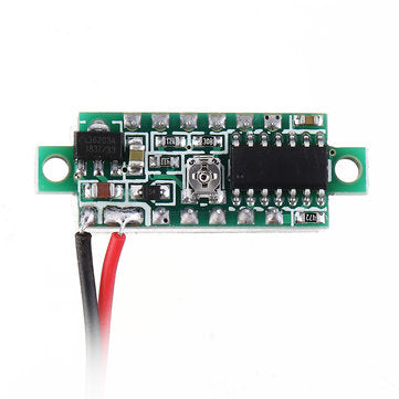 10Pcs Geekcreit Green 0.28 Inch 2.6V-30V Mini Digital Volt Meter Voltage Tester Voltmeter