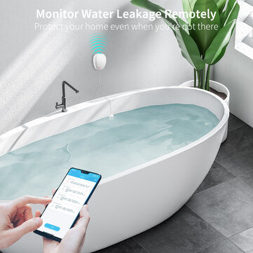 Bakeey Tuya Smart Water Detector Water Level Alarm Sensor Wifi Water Leakage APP Remote Control Wire