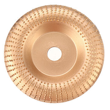 Drillpro 100x16mm Angle Grinder Wood Shaping Disc Sanding Carving Woodworking Ro... (COLOR.: SILVER)