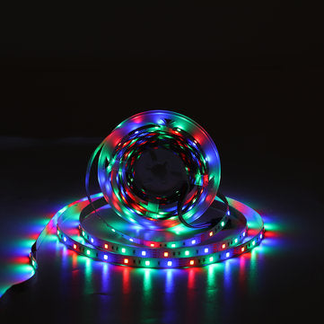 2x5M 2835 SMD Non-waterproof RGB LED Strip Light + 24Keys Remote Control KTV Hotel Bar Home TV Back