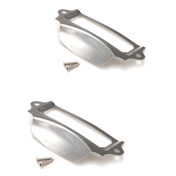 Silver Kitchen Drawer Cupboard Label Pull Cabinet Frame Handle Name Card Holder