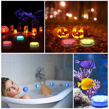 Waterproof IP68 Submersible RGB LED Underwater Light Remote Control Fountain Swimming Pool Lamp