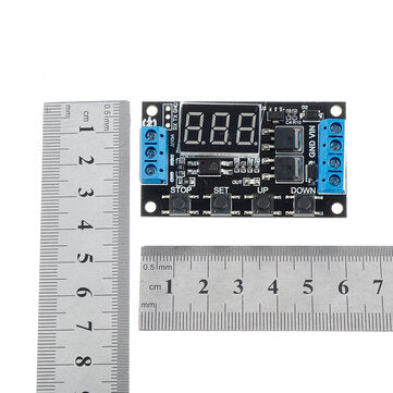 ZK-TD4 DC 5V 12V 24V Trigger Cycle Timer Delay Controller Module 15A 400W MOS Control Switch 16-Work