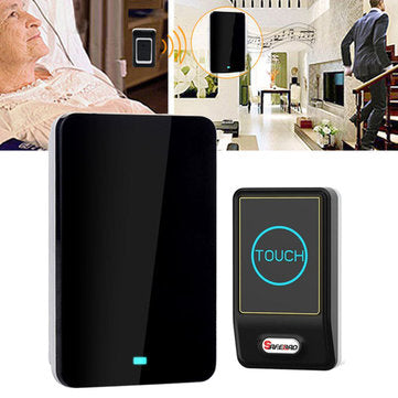 Waterproof Home Wireless Doorbell Touch Gate Security Entry Sensor Front Entry (PLUG: AUPLUG)