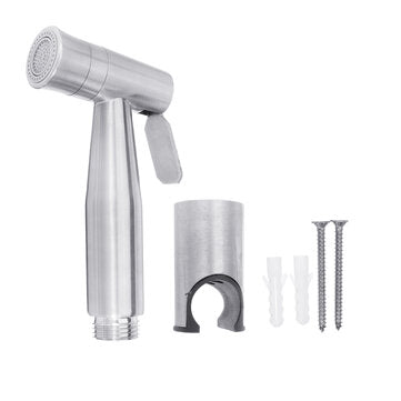 Toilet Handheld Bidet Sprayer Two Function Bidet Shower Faucet Stainless Steel (TYPE: A)