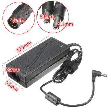 DC12V 5A Monitor Power Adapter for Camera Radio LED PC + 8 Way Power Splitter Cable