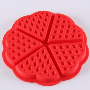 Heart Love Shape Silicone Waffle Mold Mould Cake Baking Mold