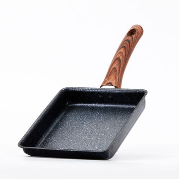 Mini Nonstick Pan Fried Egg Pot with Iron Material Genera... (SIZE: S | COLOR: OAKCOLOR(WHITEFRAME))