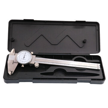 Metric Gauge Measuring Tool Dial Caliper 0-150mm/0.02mm Shock-proof Stainless Steel Precision Verni