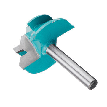 Drillpro 1/4 Inch Shank 45 Degree Lock Miter Router Bit 1-1/2 Inch Cutting Diameter Tenon Woodworkin