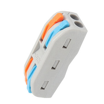 Excellway 30pcs PCT-2 2Pin Colorful Docking Connector Electrical Connectors Wire Terminal Block Univ