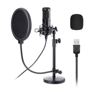 KBP MX28 USB Computer Cardioid Microphone Podcast Condenser Microphone