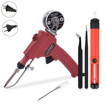 NEWACALOX 110V/220V 60W Automatically Send Tin Soldering Iron Handheld Soldering I... (PLUG: EUPLUG)