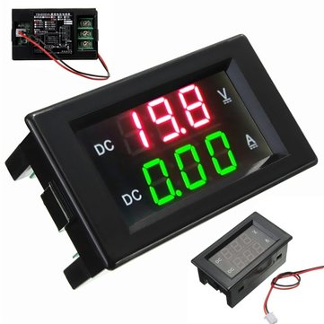 DANIU YB4835VA 0-100V 20A Double Display Volt Meterr Current Meter Digital LED