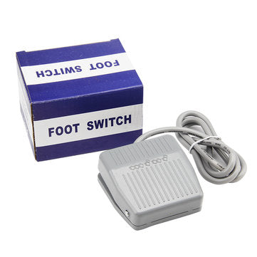 TFS-201 Nonslip Plastic Momentary Electric Power Micro Foot Pedal Switch 10A 220V for Industrial Mac