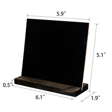 Wooden Small Blackboard Message Board Upright Home Restaurant Menu Card Desktop Cafe Multifunctional