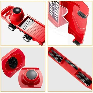 XYJ CCFG8901 Multi-function Vegetable Cutter Steel Blade Mandoline Slicer Potato Peeler Carrot Chees