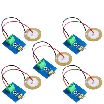 10Pcs 52Pi Vibration Sensor Module Ceramic Piezo Analog Signal for Raspberry Pi / MCU STM32 / ESP32