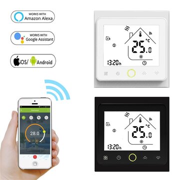 MINCO HEAT 95~250V WiFi Smart Thermostat Temperature Controller for Water Electr... (TYPE: WIFITYPE)