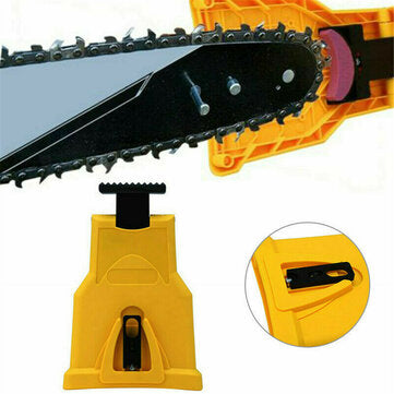 Yellow/Green/Red Chainsaw Teeth Sharpener or Sharpen Stone Bar-Mount Chain Sharp... (COLOR.: YELLOW)