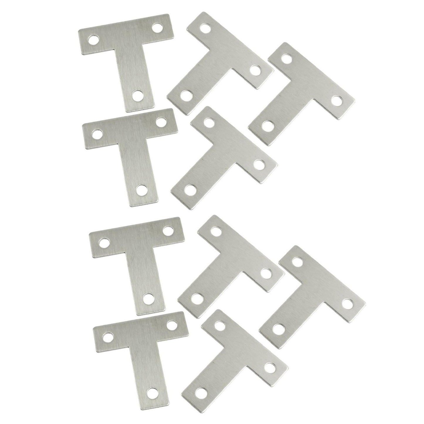 5 Pcs Angle Plate Corner Brace Flat T Shape Repair Bracket