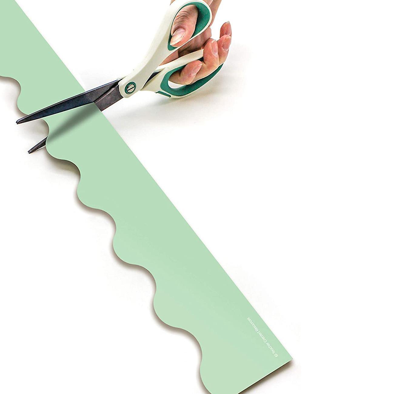 Mint Green Rolled Border Trim 50ft Decorate Bulletin Boards, Schools