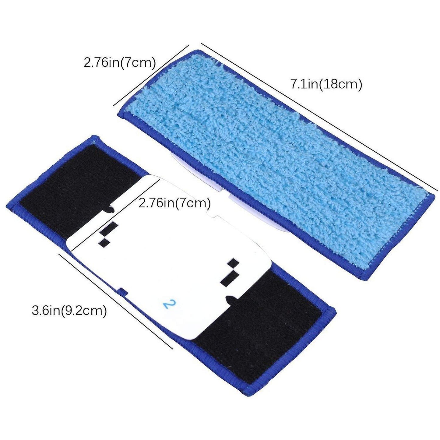 3pcs Washable Mopping Pads Sweeping Pad Cloth for Braava Jet 240 241