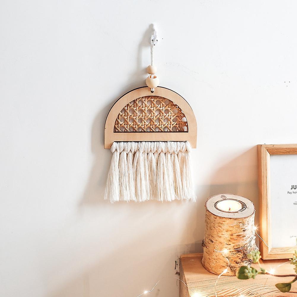 Bohemia Handwoven Macrame Tapestry with Tassels Hanging Decorations