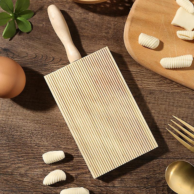 Noodles Wooden Butter Table and Popsicles Pasta Board Gnocchi Roller