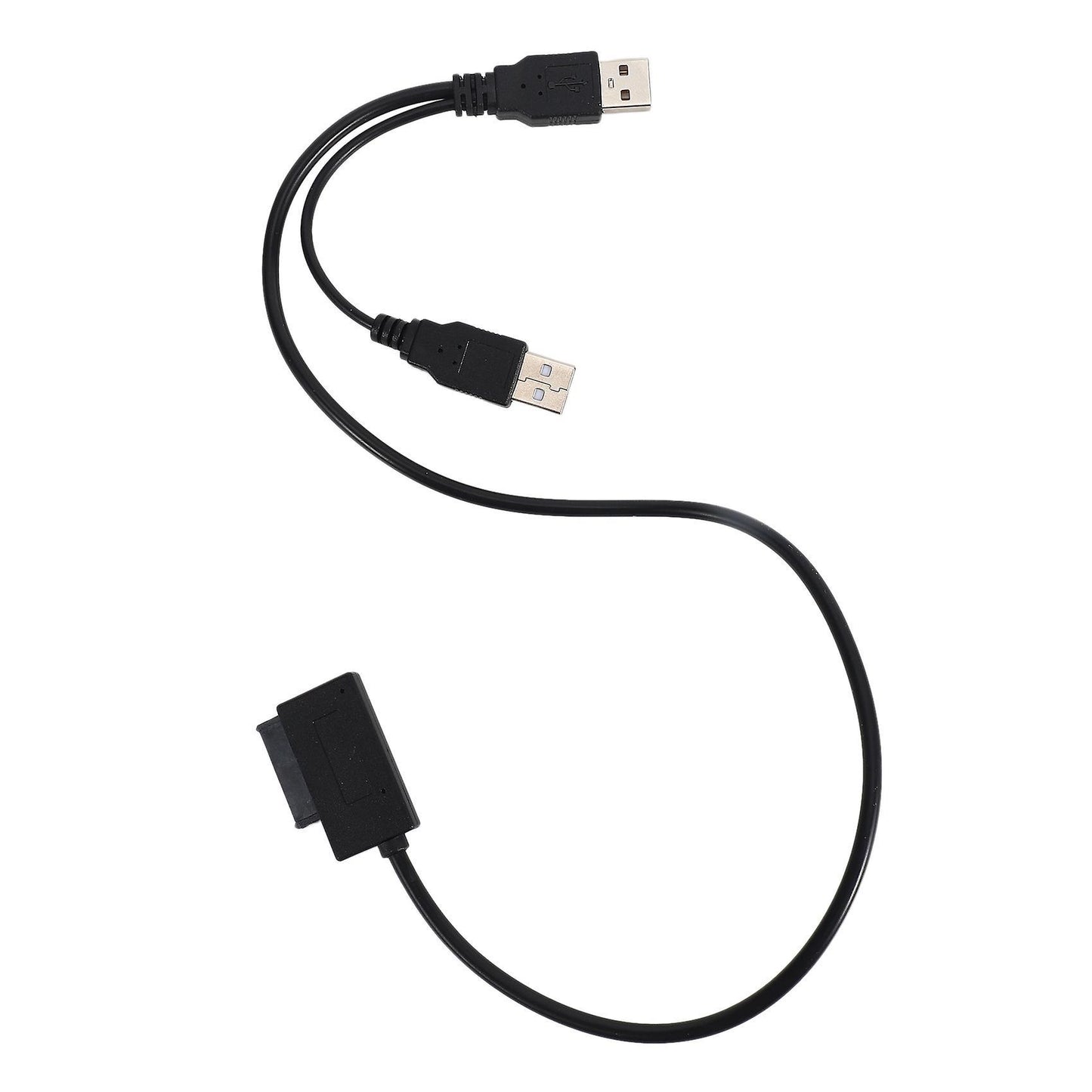 Slim Sata Cable Usb 2.0 to 7+6 External Power for Laptop Sata Adapter