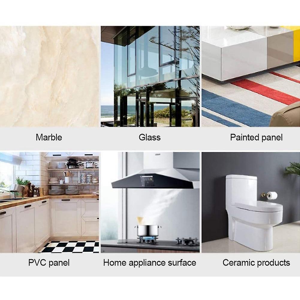 100 Capsules Self-adhesive Rubber Furniture Bumper Pads for Furniture