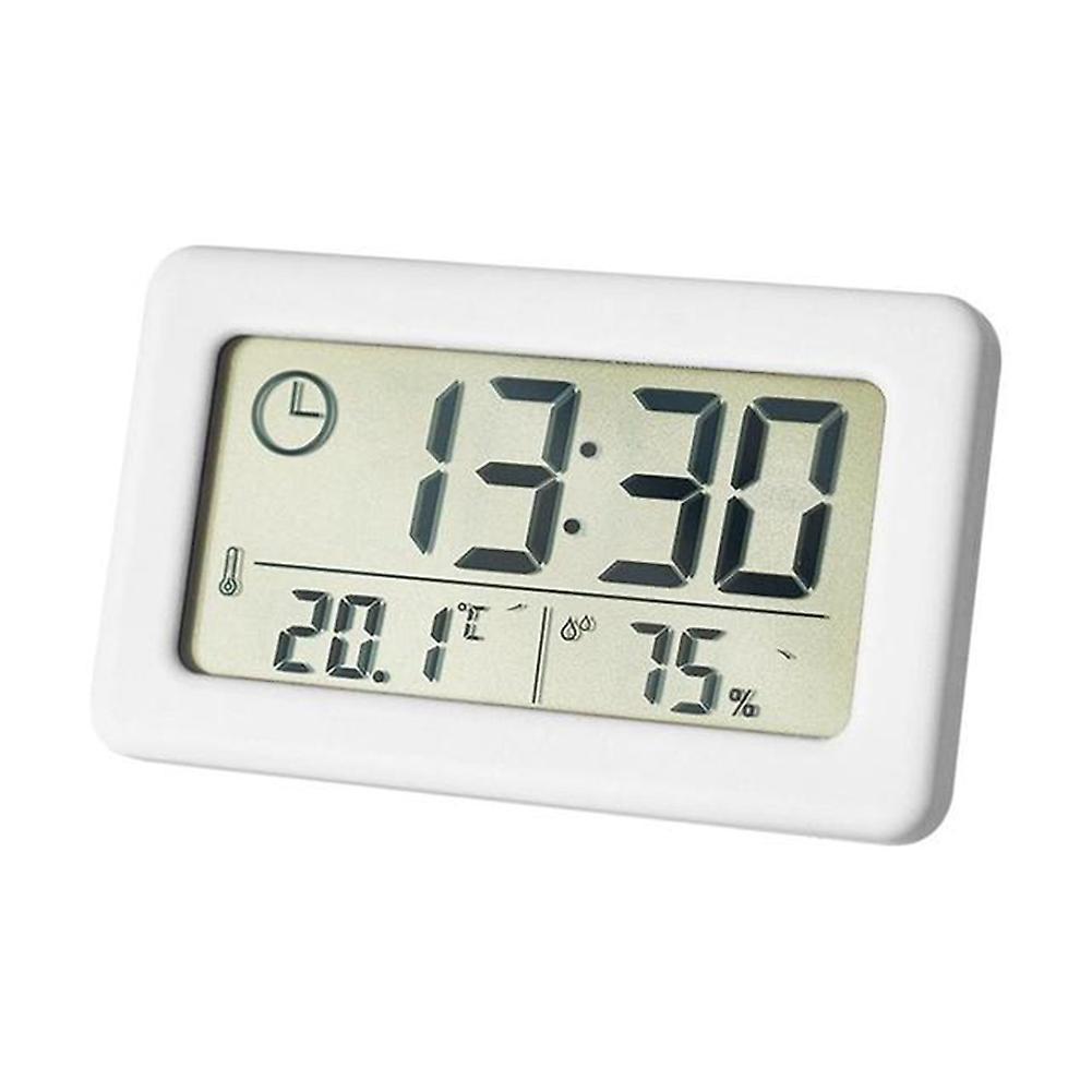 Led Digital Clock Electronic Digital Screen Desktop Clock -white