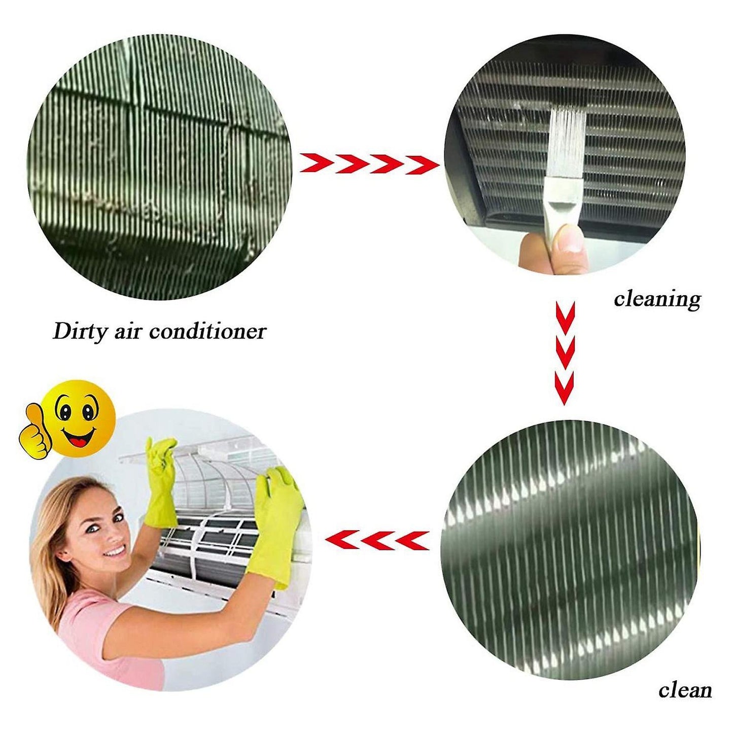 Air Conditioner Fin Comb Condenser Repair Tool Air Conditioner Brush