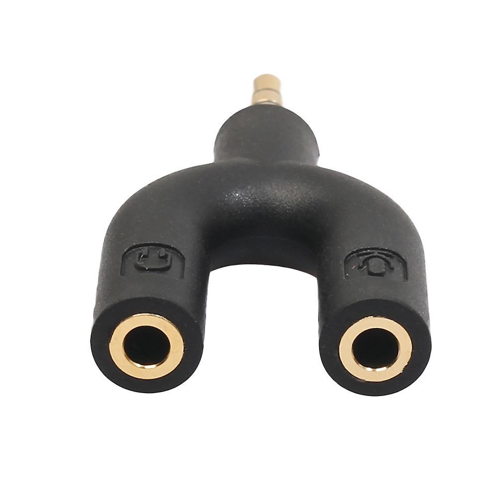 U Type Adapter Dual 3.5 Mm Headphone Plug for Android Iphone