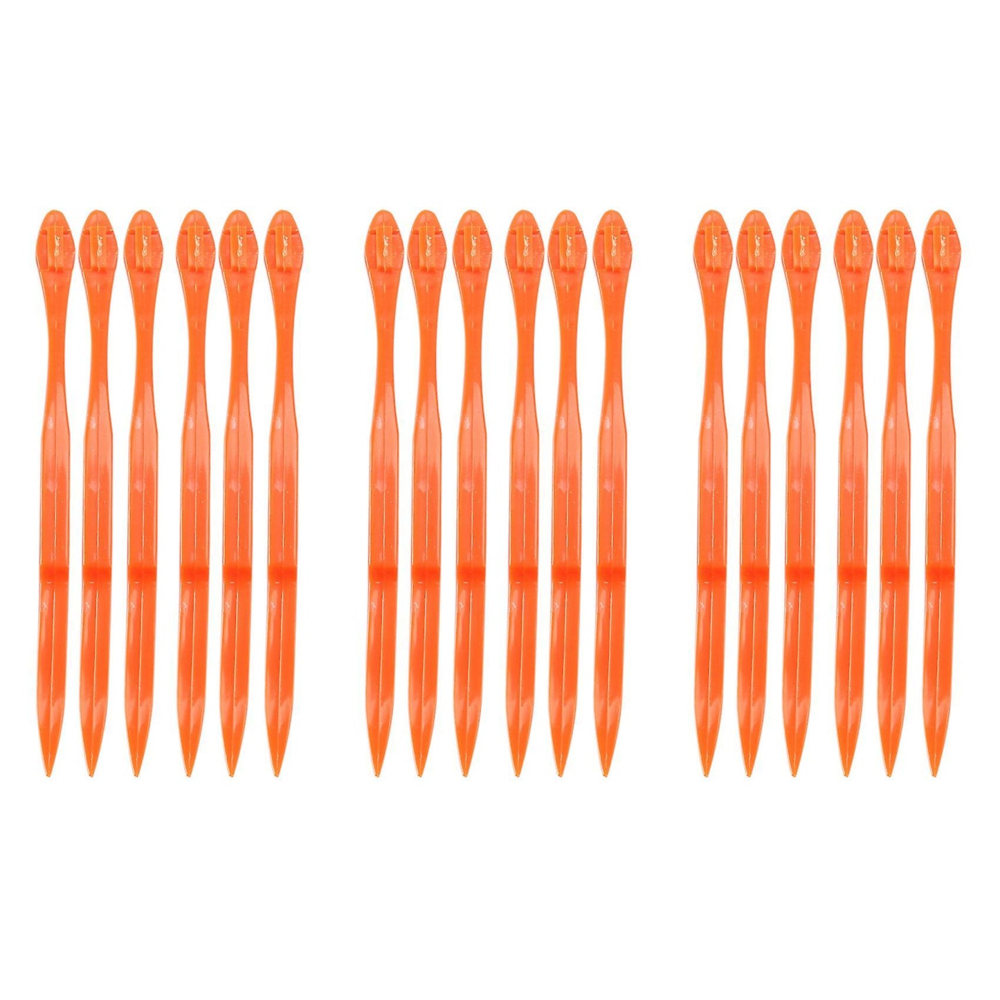 18pcs Easy Orange Citrus Peeler In Bright Orange Color Kitchen Tool
