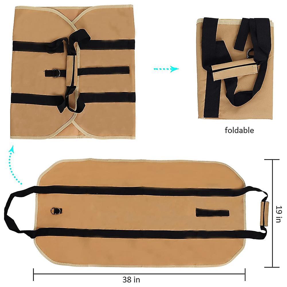 Firewood Log Carrier Bag Durable Tote with Handles for Camping Gifts