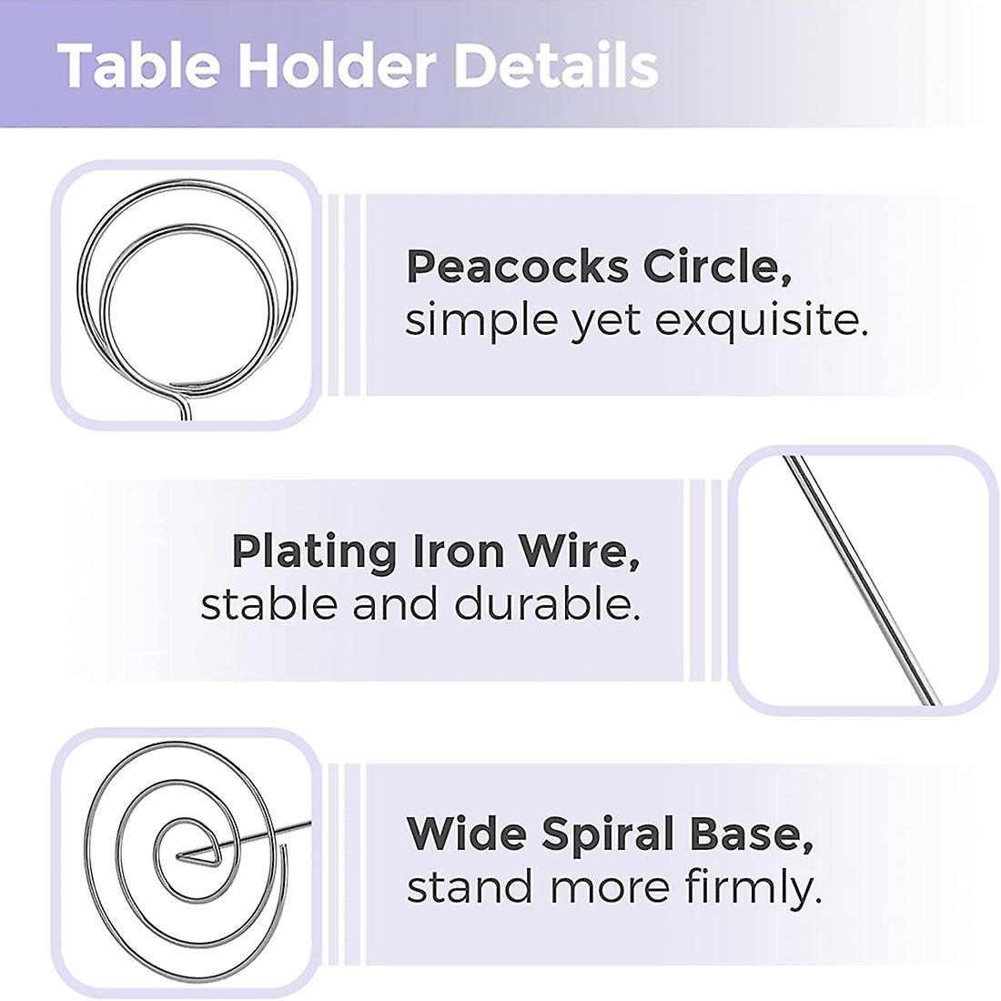 Table Number Bracket 10 Pieces-place The Card Holder Digital Bracket