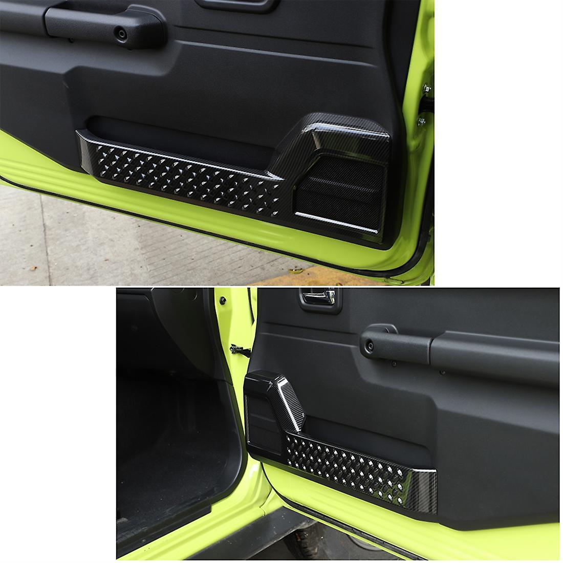 Car Inner Door Cover for Suzuki Jimny 2019-2022,abs Carbon Fiber