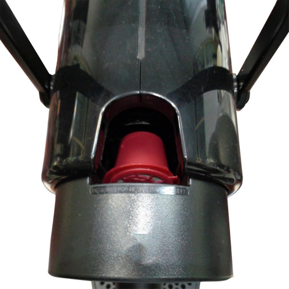 10 Pcs Coffee Capsule Filters for Nespresso with Spoon Brush Black