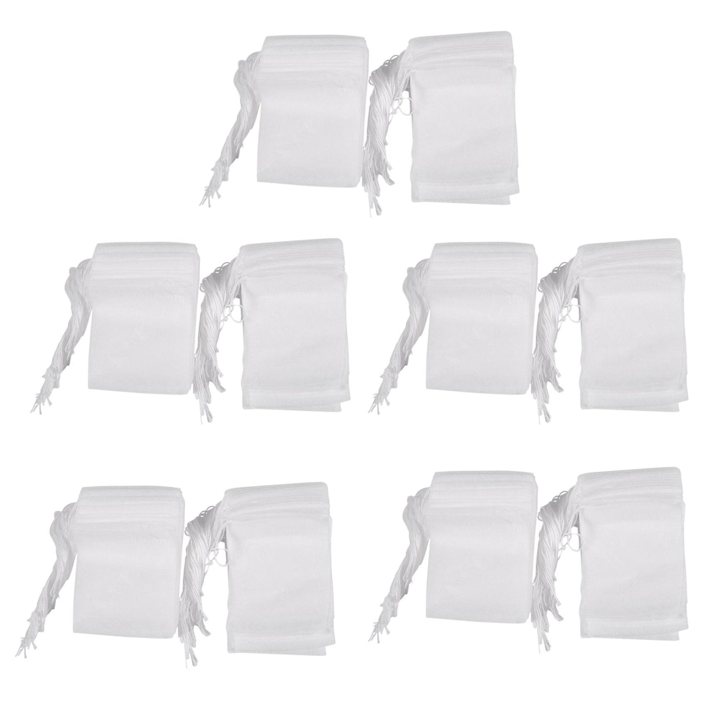 500 Pcs Disposable Empty Tea Bag String Heat Seal Filter Paper
