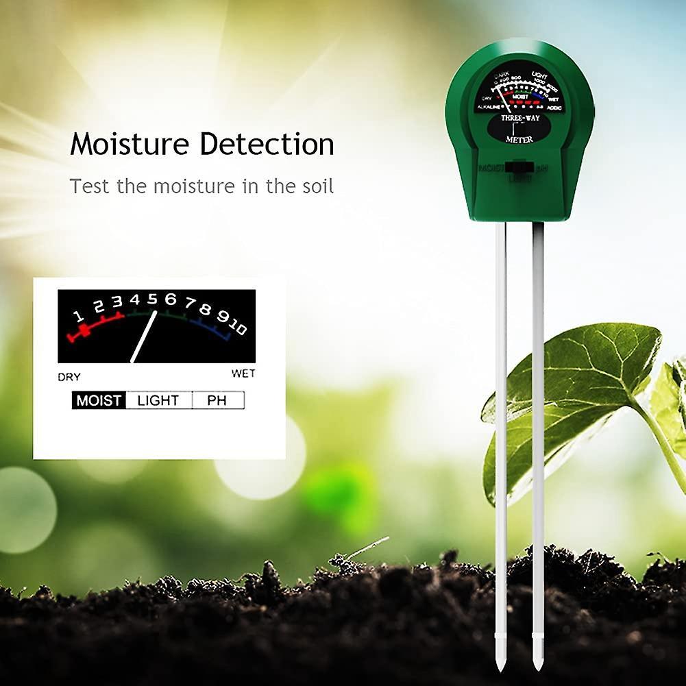Soil Moisture Meter,3-in-1 Soil Ph Moisture Light Intensity Meter