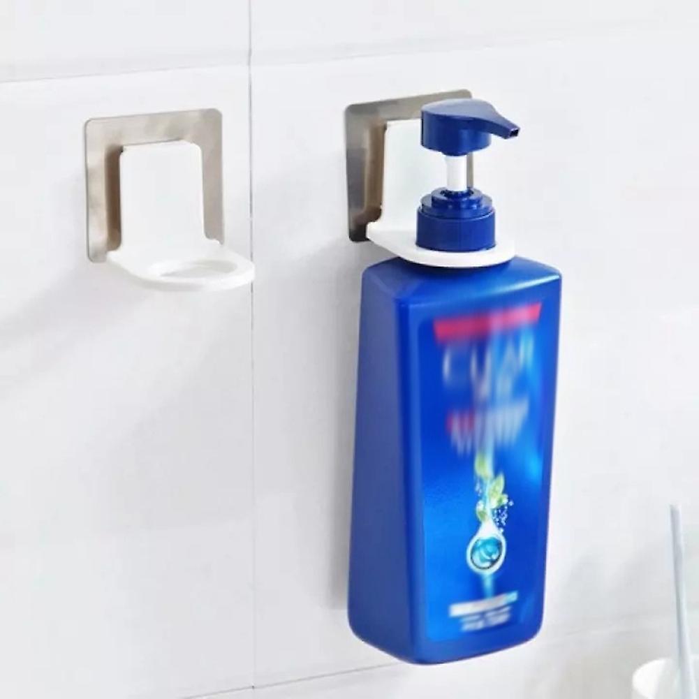 10pcs Shampoo Shower Gel Bottle Holder Wall Mounted Stand Suction Cup