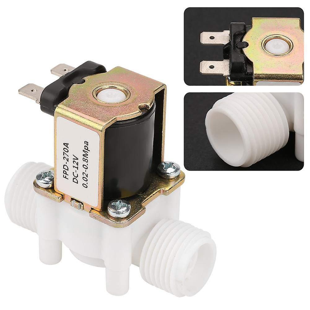 Dc12v N/c Normally Closed Water Solenoid Valve G1/2-inch