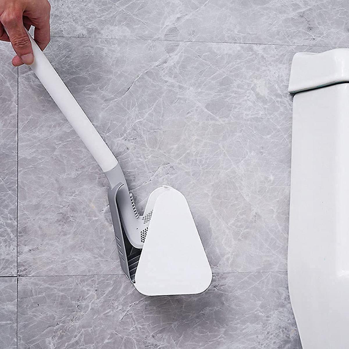 Long-handled Toilet Brush, Golf Brush Head Toilet Brush Blue