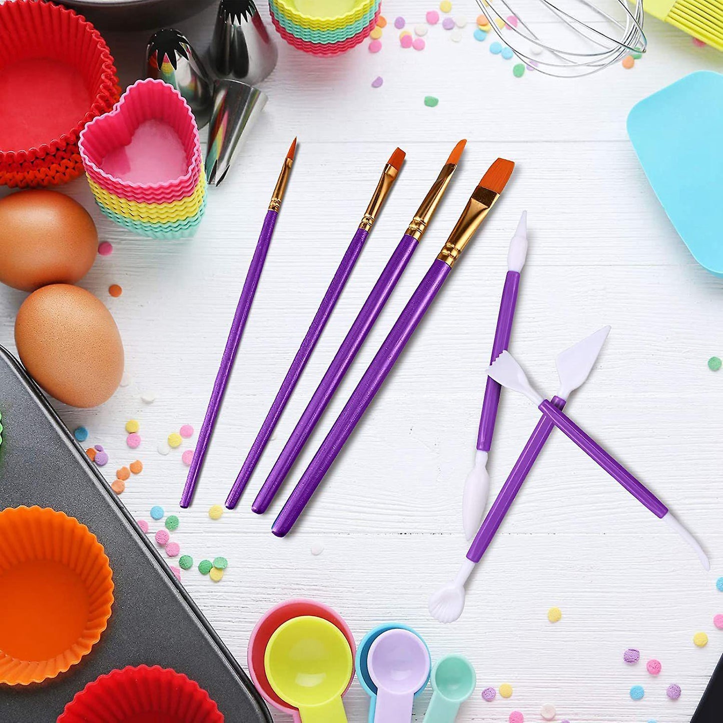24pcs Cookie Decorating Kit Fondant Cake Decorating Tool Include