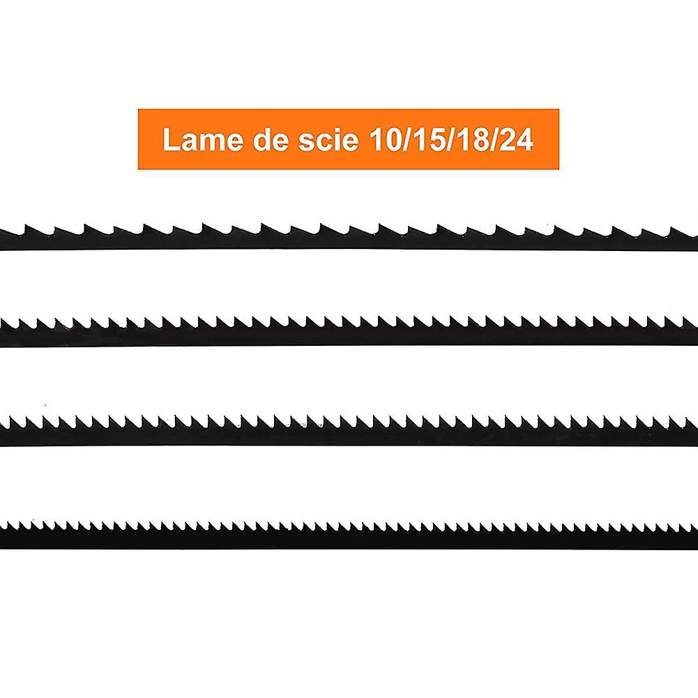 20 Pcs Scroll Saw Blades 10/15/18/24 Teeth 127 Mm Replacement Scroll