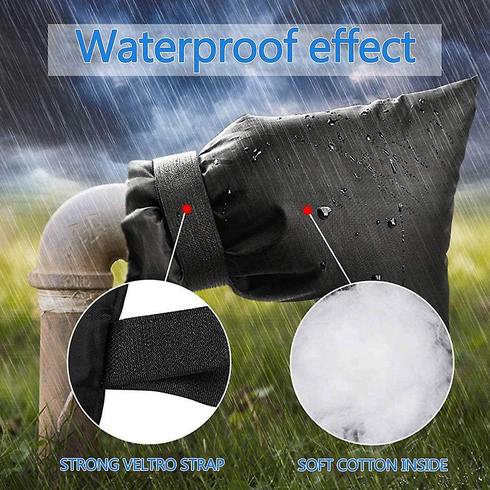 4pack Winter Faucet Insulation Cover, Anti Freeze Faucet Cover